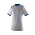 thumbnail image 2 of Augusta Sportswear Men's X-Large Ringer tee Shirt, Athletic Heather/Navy, 2 of 2