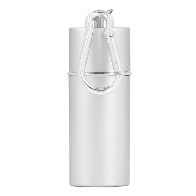 Portable Mini Ashtray Keychain, Mini Portable Pocket Ashtray Moderate Capacity Exquisite for Outdoor for Black,Red,Gold,Pink,Silver