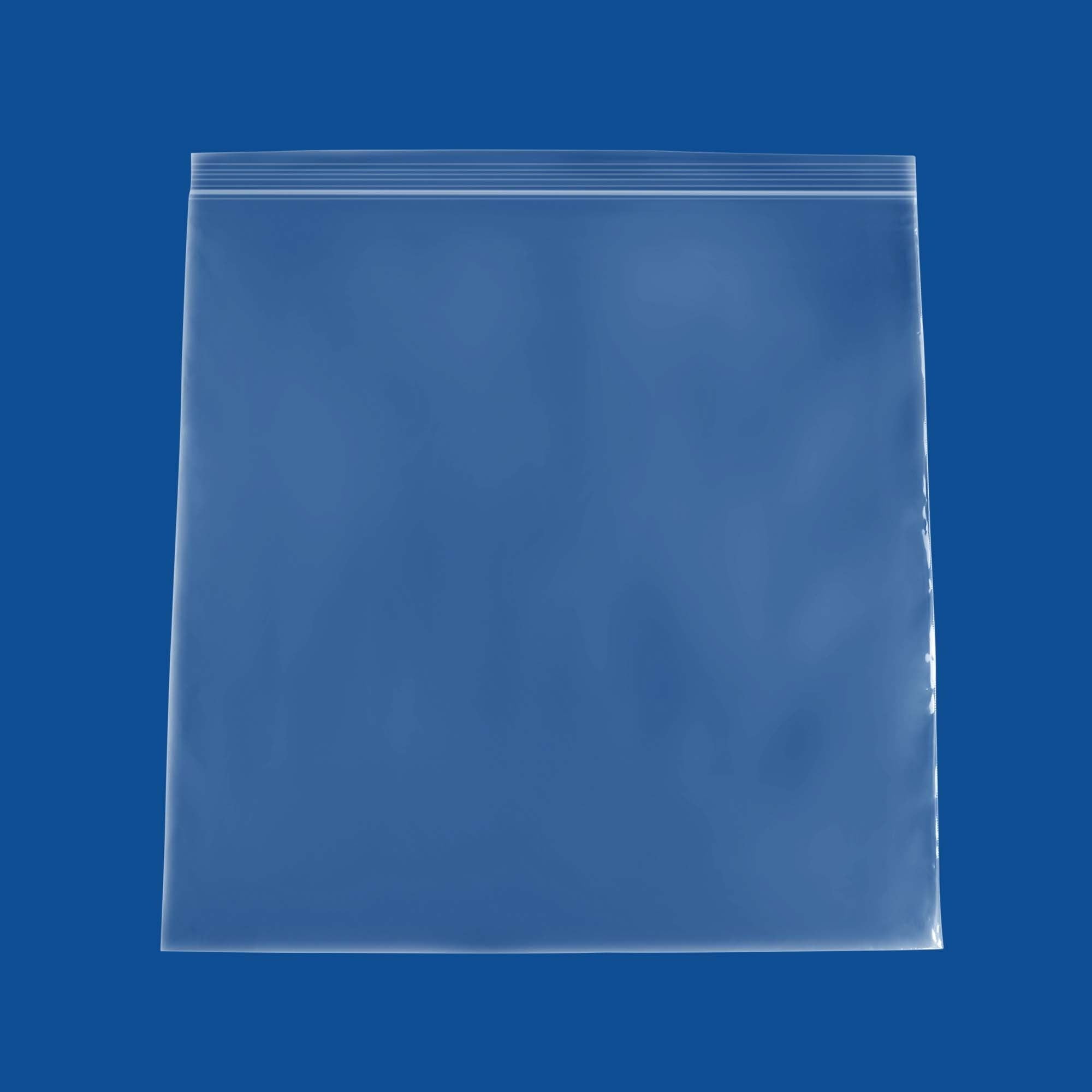 2 Mil Clear Reclosable Poly Bags Zip Lock Top Seal Bag 12" x 12" Pack of 2000 
