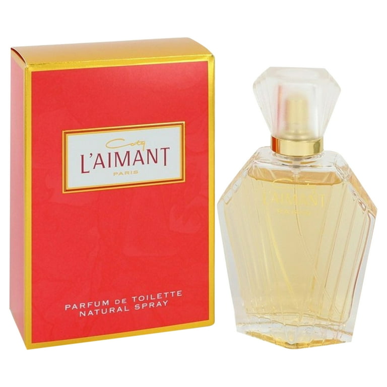 Coty L'Aimant Parfum de Toilette Spray 1.7 oz, Peach, Jasmine