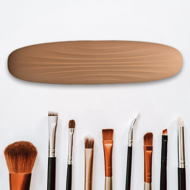 Estuche para brochas de maquillaje, neceser de silicona para maquillaje, organizador de cosméticos, soporte para brochas de maquillaje, fundas D Macarena Estuche para brochas de maquillaje