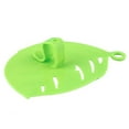 thumbnail image 5 of Kitchen Gizmo Strain Strainer, Clip On Silicone Colander, Fits all Pots and Bowls - Kitchen Leaf Shape Rice Wash Sieve Strainer Noodles Beans Peas Cleaning Tool, 5 of 7