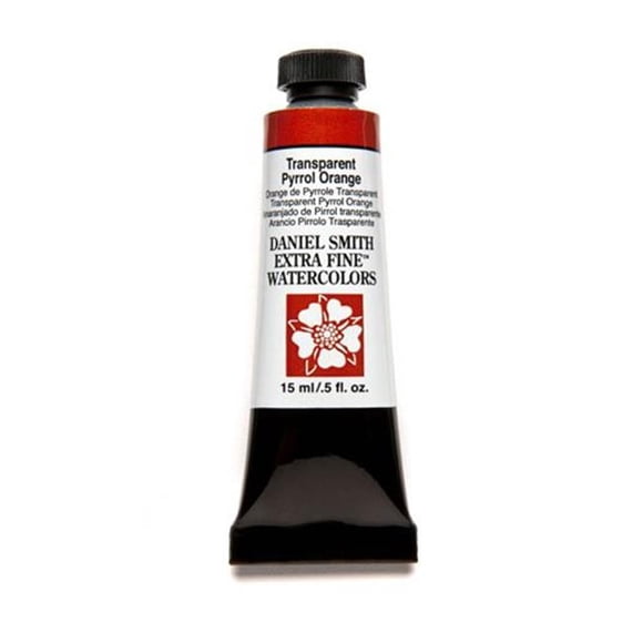 Daniel Smith 284600187 15 ml Transparent Pyrrol Watercolor, Orange