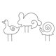 thumbnail image 1 of Enrejado de Metal Compatible con plantas trepadoras Enrejado de plantas en maceta con forma de Animal Compatible con plantas trepadoras en, 1 of 5