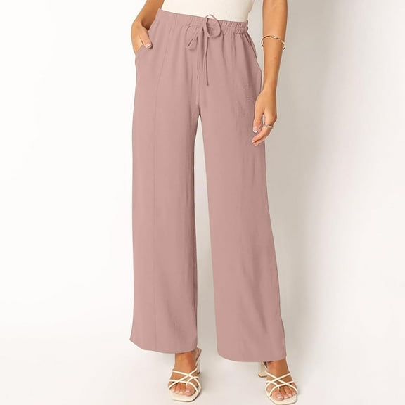 pstuiky Cargo Pants for Women, Women Print Mid Waist Straight Leg Cotton Linen Pants Women Modern Fit Active Oversized Full Women's Pants Gift for WomenArmy Green L