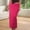 Hot Pink, variant on Miqool Women's Long Maxi Skirt Fall Basic Stretch Bodycon High Waist Casual Long Pencil Skirts