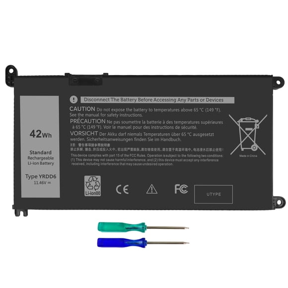 Batería ESTENGPRO YRDD6 de 42 Wh y 11,4 V para Dell Inspiron
