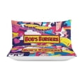 thumbnail image 4 of Bob's Burgers Bedding Set Anime Bedding Set Cartoon Duvet Cover Set with 1 Duvet Cover and 2 Pillowcases for Boys Girls Soft Game Comforter Cover Set Suitable for All Seasons 86"×70", 4 of 8