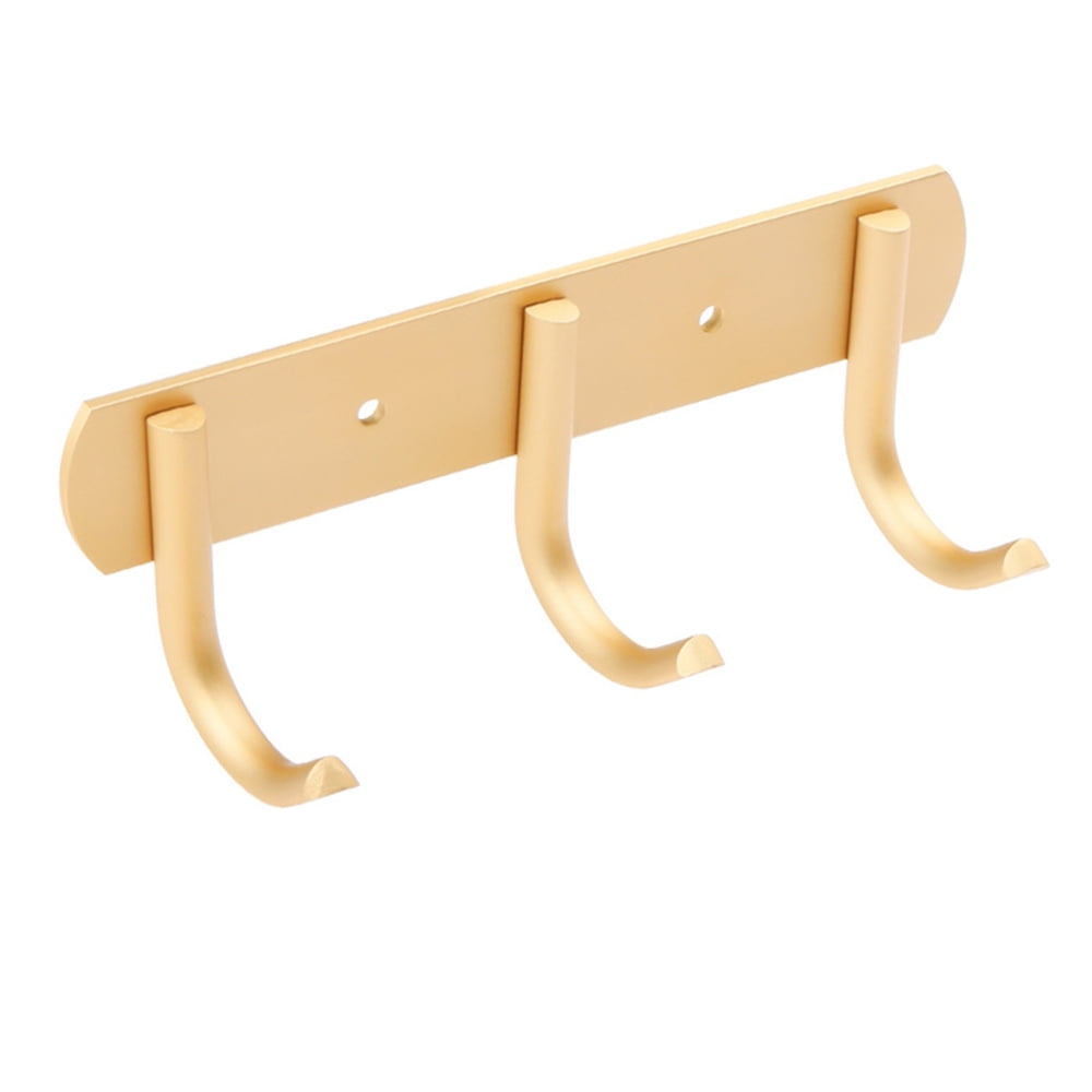 Punchfree Coat Hat Hook Rack Multipurpose Wall Mounted Metal Towel