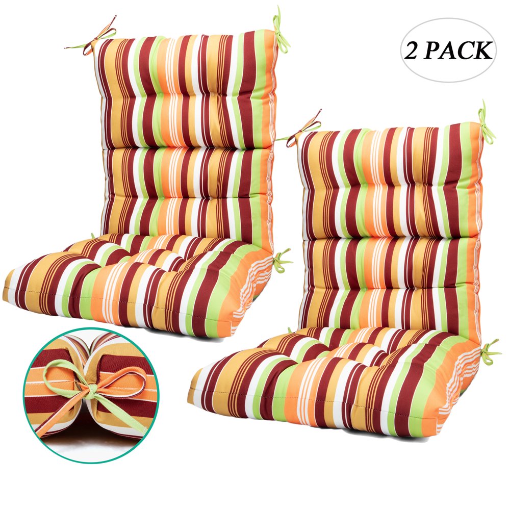 Set of 2 Outdoor Chair Cushion, Kitchen Chair Pad Dining Chair Cushion