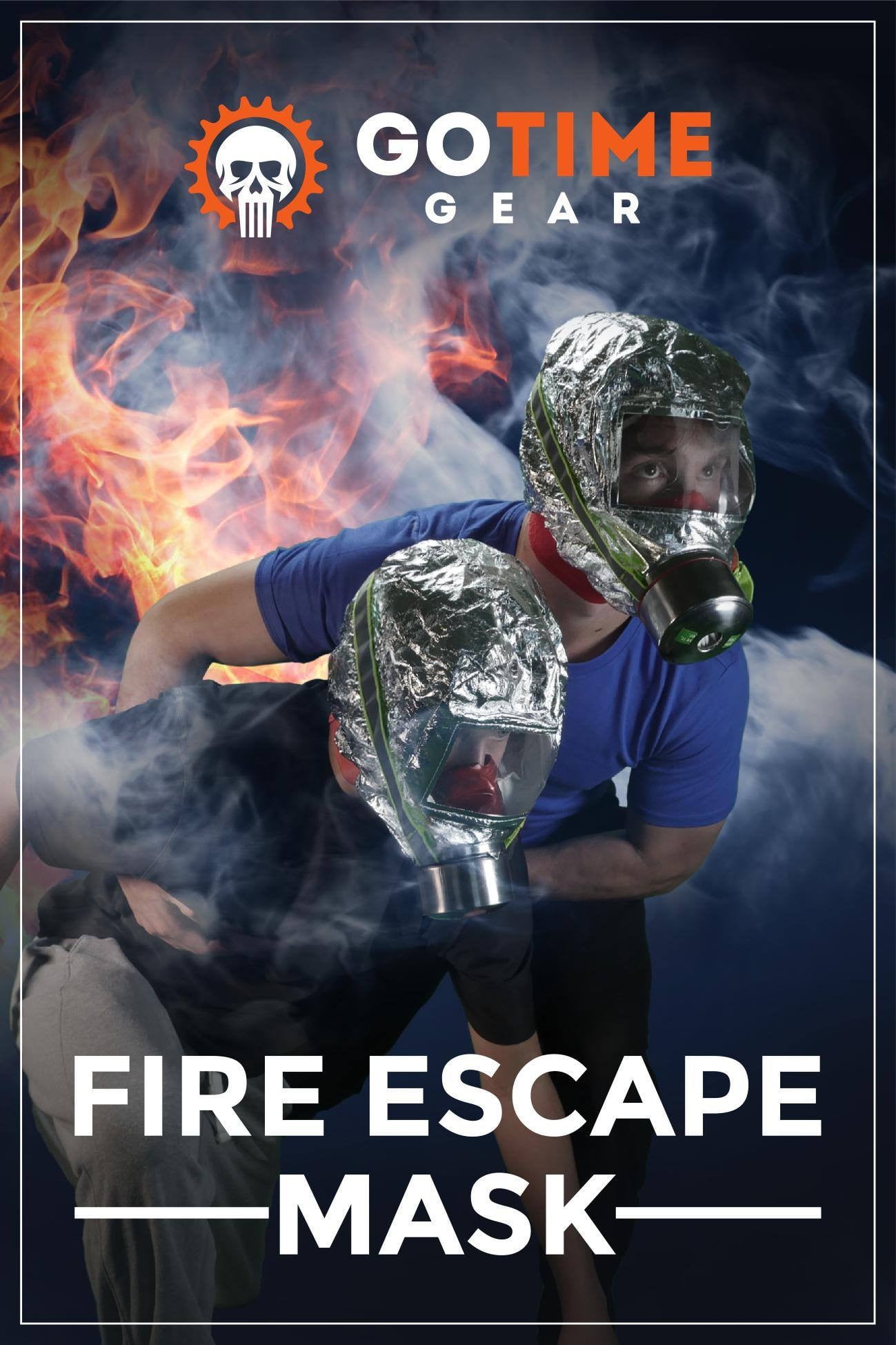 Buy Go Time Gear Fire Escape Mask 60 Minute Smoke Mask Hood