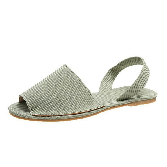Orthopedic Sandals Women's Flat Sandals Casual Platform Open Toe Wedge Comfort Casual Walking Sandals Orthopedic Sandals Green Women Sandal