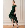 thumbnail image 2 of Dressystar Robe en Dentelle Épaules Dénudées Manches Courtes Robe de Cocktail Formelle, 2 of 6