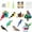 Bird set, variant on Toorise 8/12Pcs Animal Sewing Craft Kit Felt Sewing Animal Craft Set Fun Animal DIY Crafting and Sewing Set with Instructions Educational Animal Craft Kit for 3 to 12 Years Old Kids