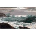 thumbnail image 2 of Homer, Winslow 24x16 White Modern Wood Framed Museum Art Print Titled - Early Morning After a Storm at Sea, 2 of 4