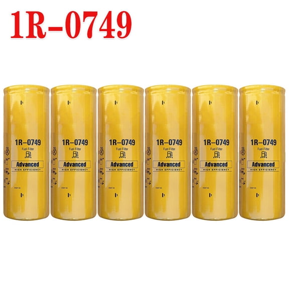 6 Pack NEW For CAT 1R-0749 FUEL FILTER For CATERPILLAR 1R0749