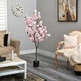 thumbnail image 4 of Nearly Natural 60" Cherry Blossom Artificial Tree in Pink/Black, 4 of 4