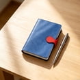 thumbnail image 4 of Lined Leather Bound Journal Notebook,200 Pages,A5 Hardcover With Buckle & Pen Holder,Thick Paper Planner,College Ruled Paper Journals for Men & Women,5 Colors Available(8.4x5.4")(Blue), 4 of 4