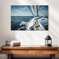 thumbnail image 2 of Elephant Stock Sailboat Adventure Wall Art - Horizontal Canvas Wall Art - Living Room Wall Decor - Transportation Canvas - Blue And Beige Decor - 24" x 16", 2 of 8