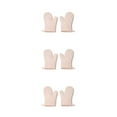 thumbnail image 4 of QualitChoice 1 Paire de Gants de Four en Polyester Mitaines Résistantes à la Chaleur pour Micro-Ondes de Cuisine Rose 3Ensemble, 4 of 6