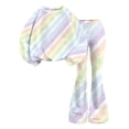 thumbnail image 5 of Grblisyd Tween Girls Outfits Long Sleeve Crew Neck Graphic Sweatshirt Top and Elastic Waist Pants 2 Piece Clothes Set Size 7-13Years, 5 of 7