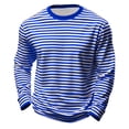 thumbnail image 3 of BJUTIR Boys T Shirts Long Sleeve Graphic Tee With Stripes And Print For Casual Comfort Basic Top Size 7-8 Years, 3 of 6