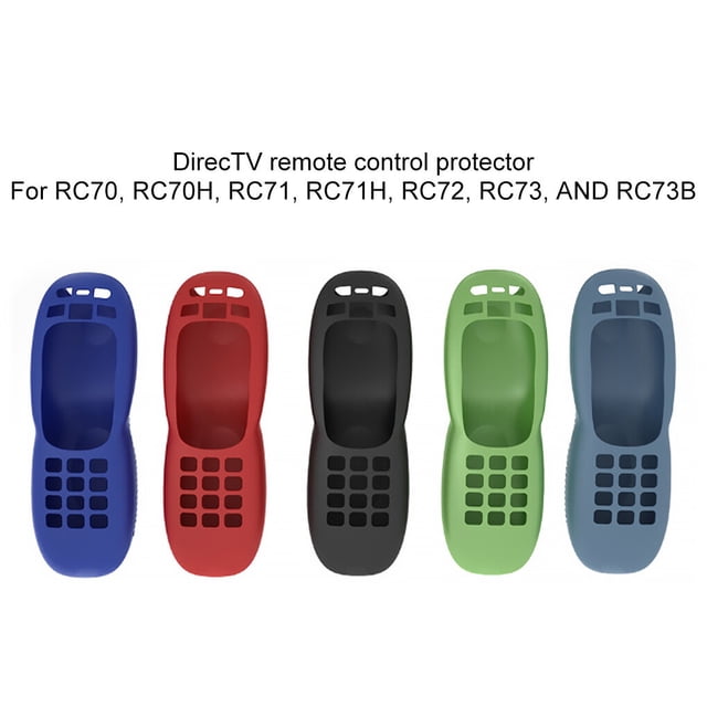 Xingzhi Silicone TV Remote Control Cover Non-slip Shockproof Protective Case Replacement for DirecTV, Black