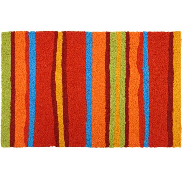 Jellybean JBLW037 20 x 30 in. Fiesta Stripes Rug