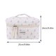 thumbnail image 2 of Bolsa de maquillaje acolchada de algodón, organizador de maquillaje de cereza grande y bonito, bolsa de almacenamiento, estuche organizador de cosméticos para mujeres y niñas, 2 of 4