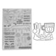 thumbnail image 2 of Sello Transparente Jadeshay para Tarjetas de Bricolaje Sellos de Goma, 2 of 14