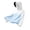 Blue, variant on Kids UPF 50+ Sun Protection Jackets Large Brim Hooded Full Zip Face Mask Tops Breathable Comfy Lightweight Cardigan (2 Years, Gray)