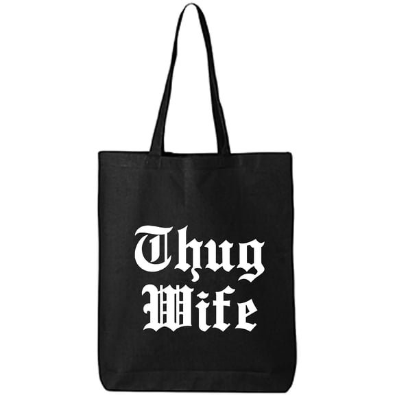 Thug Wife Cotton Canvas Tote Bag