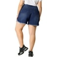 thumbnail image 3 of Unique Bargains Women's Plus Denim Shorts Ripped Stretched Distressed Jean Shorts, 3 of 7