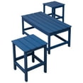 thumbnail image 3 of Polytrends  Laguna Hdpe All Weather Outdoor Patio Coffee And Side Tables (3-Piece Set) Navy Blue, 3 of 5