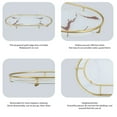 thumbnail image 4 of Bandeja De Almacenamiento De Baño De Lujo, Organizador Ovalado Con Diseño Antideslizante, Artesanía Fina, Fácil De Limpiar Para Jabón, Toalla, Servilletas De Papel, Joyería,, 4 of 7