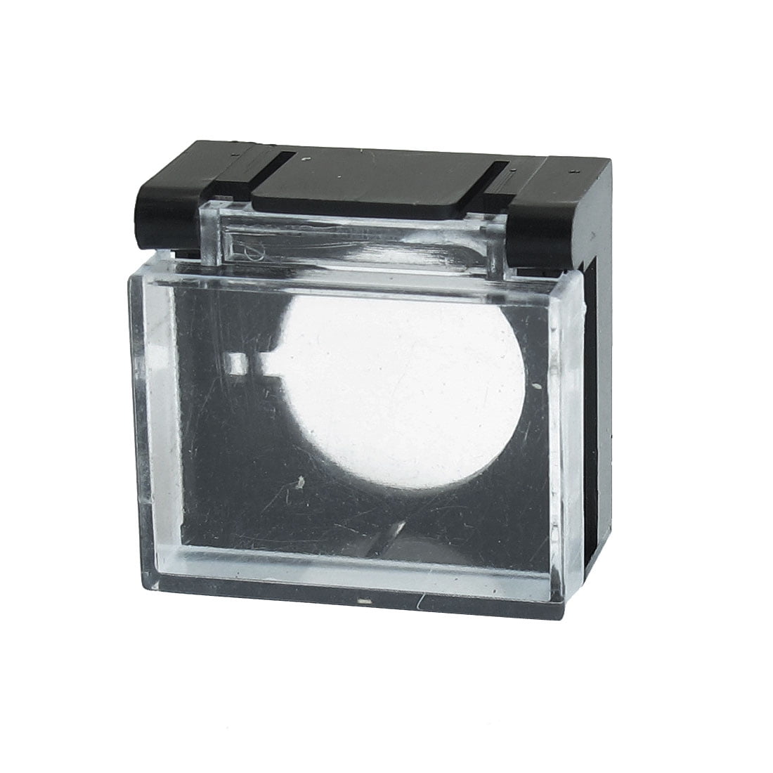 Emergency Push Button Switch Black Clear Protector Cover 16mm