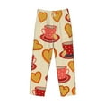 thumbnail image 4 of Xecao Cups of Tea Men's Straight Lounge Pajama Pants: The Ultimate in Comfortable Sleepwear, 4 of 9