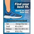 thumbnail image 3 of OrthoSleeve Bunion Socks Toe Spacers for Bunion Relief and Reduced Toe Friction, Black, Large, 1 Pair, 3 of 10