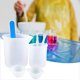 thumbnail image 5 of Tazas medidoras 8PCS DIY Kit de herramientas de tazas medidoras de resina de silicona 100 y 250 ml Tazas medidoras Varillas de mezcla Cuchara para resina epoxi Moldes de mezcla Fabricación de joyas p Irfora Tazas medidoras, 5 of 7