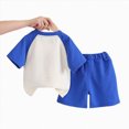 thumbnail image 4 of Teen Boy Clothes Baby Kids Spring Summer Cotton Elastic Printed Sleeveless Beach 12 18 24 Month 3T 4T 5T Clothing Set T-Shirts Waist Shorts 2Pcs Outfits 2-Piece, 4 of 5