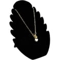 thumbnail image 1 of Soporte para exhibición de joyas, soporte de terciopelo para exhibición de joyas con 5 muescas, soporte para exhibición de joyas con llamas que ayuda a las mujeres a almacenar sus collares o joyas y, 1 of 5