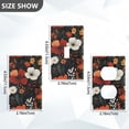 thumbnail image 7 of Yayeee Blank Wall Plate Cover 1-Gang 4.5"x2.7" Home Unused Decorative Outlet, Red Flowers Pattern, 7 of 7