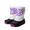 BLACK/WHITE/PURPLE CAMO, variant on DREAM PAIRS Kids Snow Boots Boys & Girls Winter Waterproof Mid-Calf Outdoor Warm Shoes Black/Army Camo Size 7
