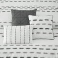 thumbnail image 5 of Lanco White Grey Comforter Set Queen Size , 7 Piece , Clip with Waffle Base Fabric Bedding Set , All Season, 5 of 8