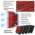 thumbnail image 5 of DNA Motoring AFPN-074-RD Mitsubishi Lancer / Outlander Reusable & Washable Replacement High Flow Drop-in Air Filter (Red), 5 of 5