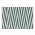 thumbnail image 1 of Modern Cutting Board, Geometric Triangle Shapes Zig Zag Triggering Lines Minimalist Pattern Print, Decorative Tempered Glass Cutting and Serving Board, Small Size, White Black, by Ambesonne, 1 of 1