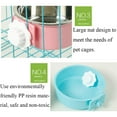 thumbnail image 6 of clackibukvyz 2 Pack Pet Food Bowl, Stainless Steel Hanging Dog Bowls for Puppy, Cat, Rabbit, Guinea Pigs, 6 of 7