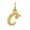 Yellow, variant on FJC Finejewelers 14k Yellow Gold Initial C Charm