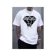 thumbnail image 1 of Men'S Casual Crew Neck T-Shirt with Paisley Diamond Print, Slight Stretch Fabric, Regular Fit Short Sleeve Tee for Spring and Summer Vacation, Casual Wear Tee | Modern Print Tshirt | Textured Surface, 1 of 6