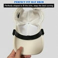 thumbnail image 4 of KCGYNP Hat Bender Shaper Tool for Baseball Hats & Visors | Non-Slip Bonding Pads | Adjustable 6.1-8.6in Width | Sturdy Plastic Reshaping Kit, 4 of 5